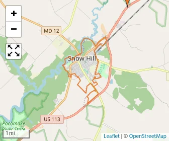 Area schools map